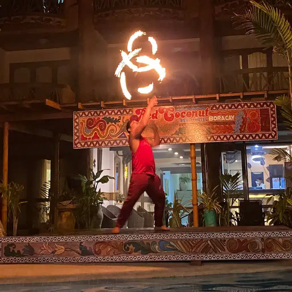 fire dancing tricks